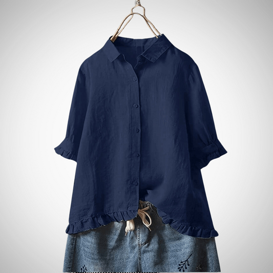 Leah Elegant Cotton Shirt